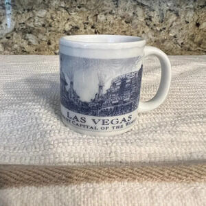 Rare 2006 Starbucks Las Vegas You Are Here Ceramic Ornament Mini Mug 2fl. oz